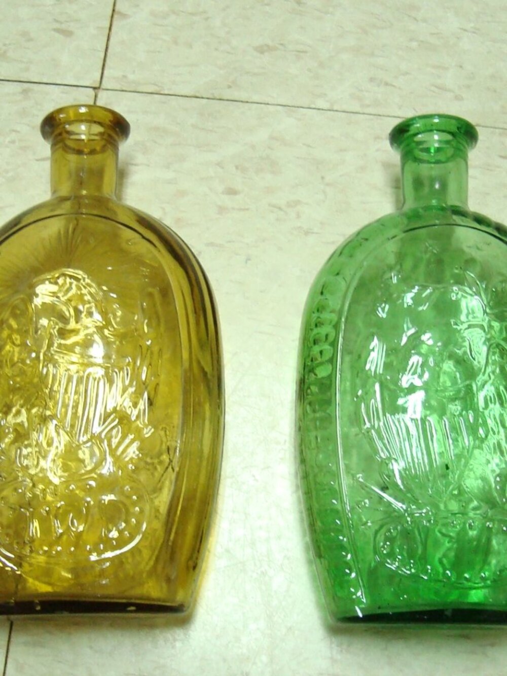 2 VINTAGE BOTTLE